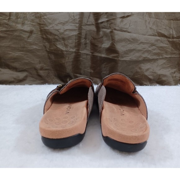 Vionic Rest Maude Mules Slip On Slides Shoes Cofffee Brown Suede Women US 6 EUC - Picture 4 of 9